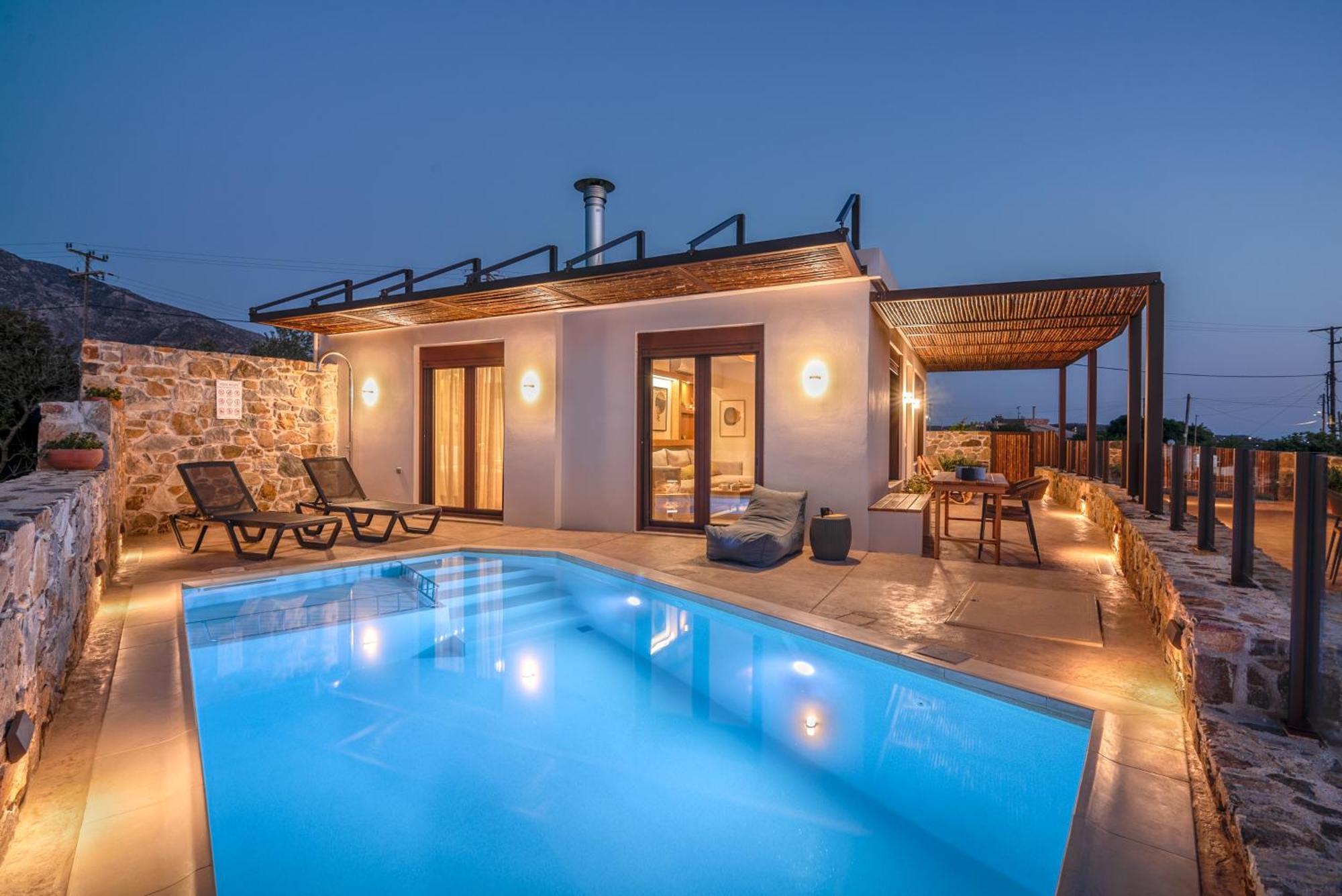Sia Elafonisi Pool House Villa Exteriör bild